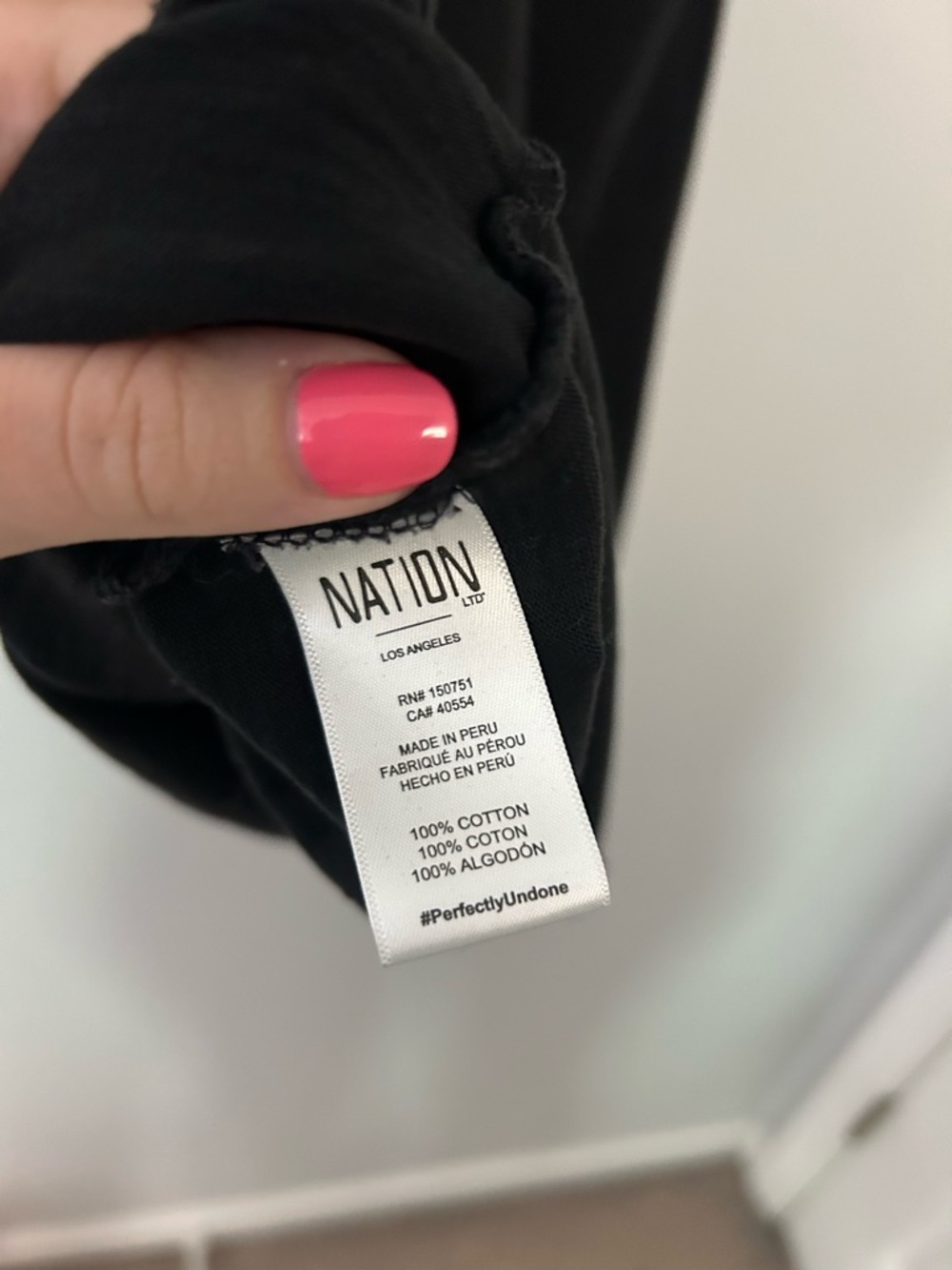 Nation Ltd Mallory Flutter Sleeve Dress in Jet Black - Picture 7 of 7